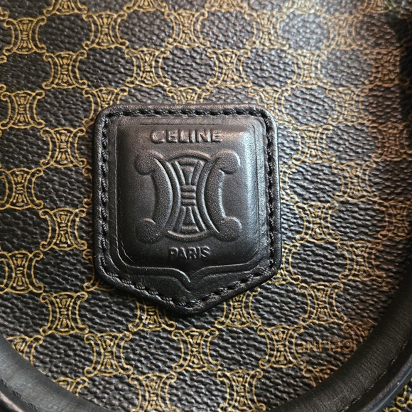 CELINE Macadam Coated Canvas Boston Bag - Picture 4 of 16